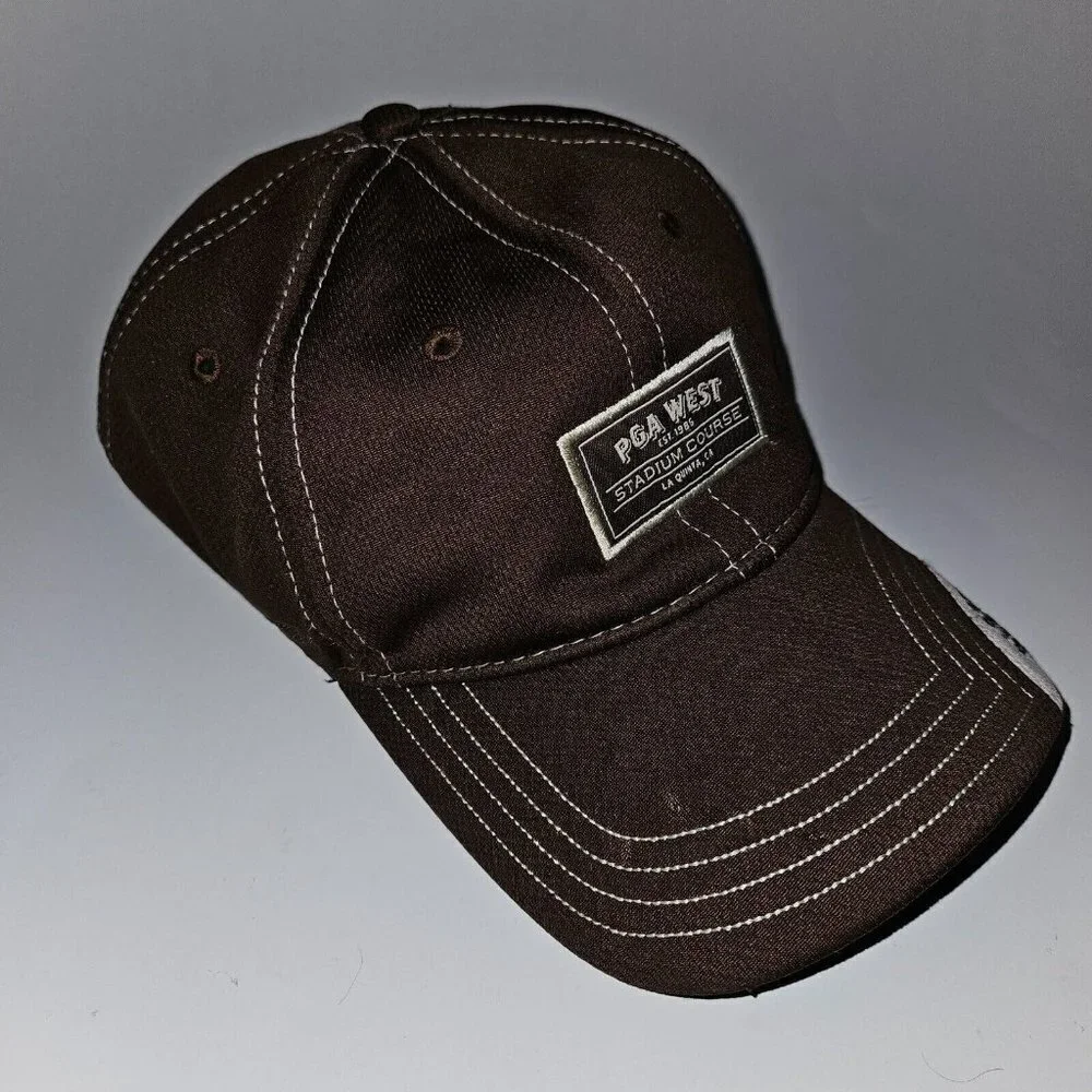 PGA West Stadium Course I Survived Alcatraz Brown Hat Cap Adjustable Souvenir